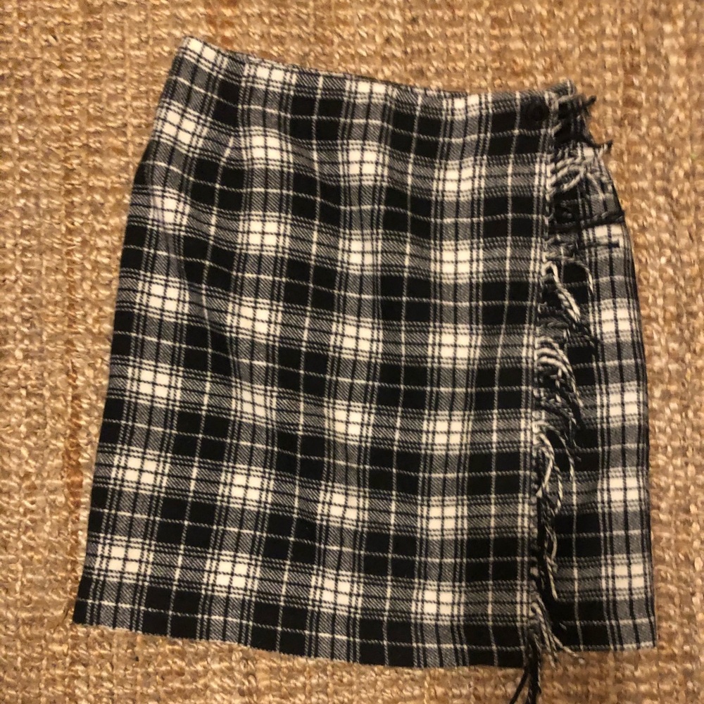 Cambridge County Plaid Wrap Skirt